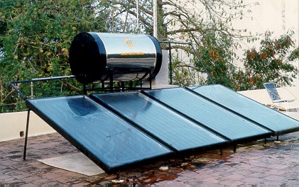 calentador solar de agua